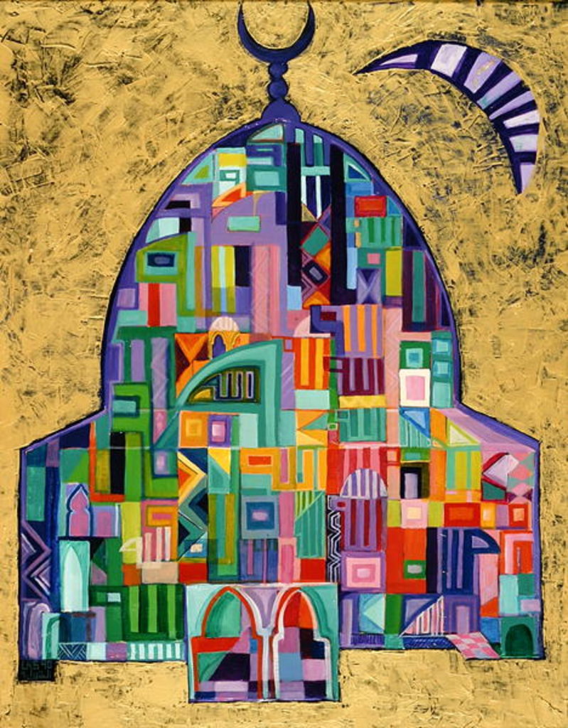 Detail of The House of God II, 1993-94 by Laila Shawa