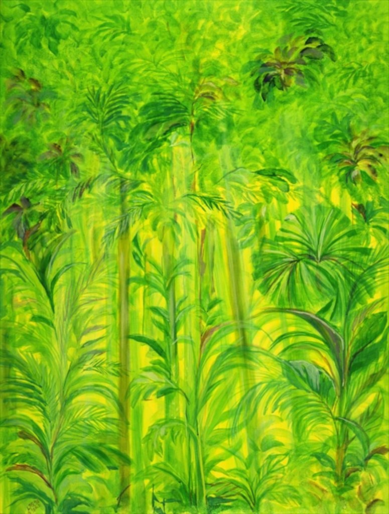 Detail of Rain Forest, Malaysia, 1990 by Laila Shawa