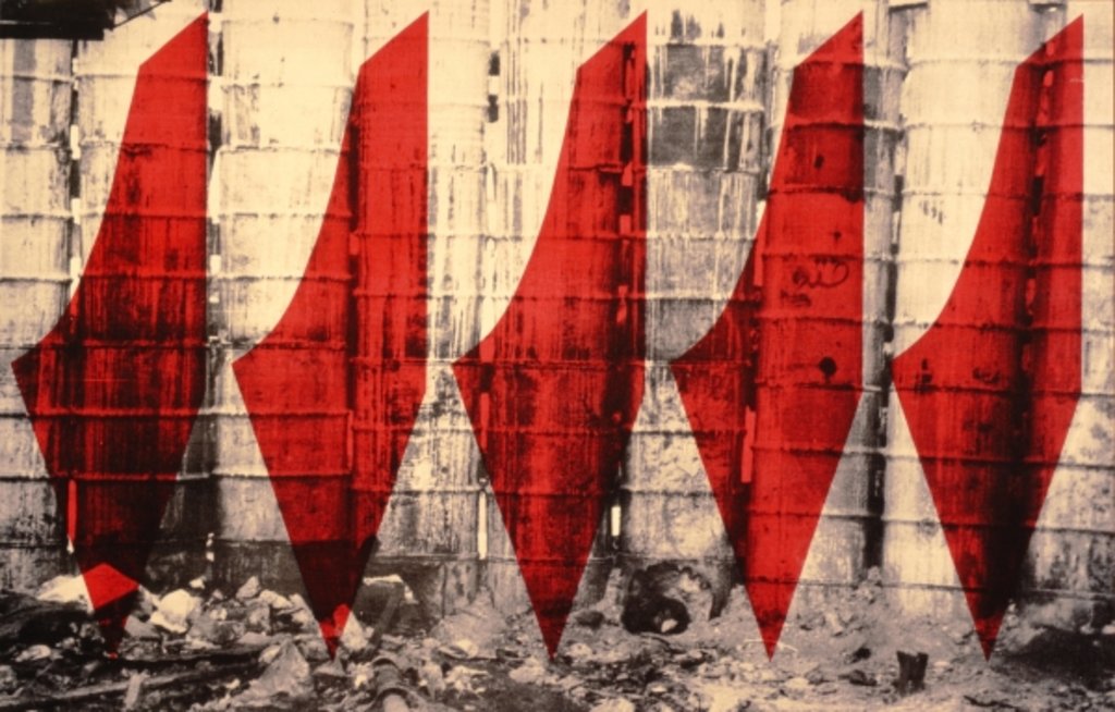 Detail of Barriers to Statehood, 1992 by Laila Shawa