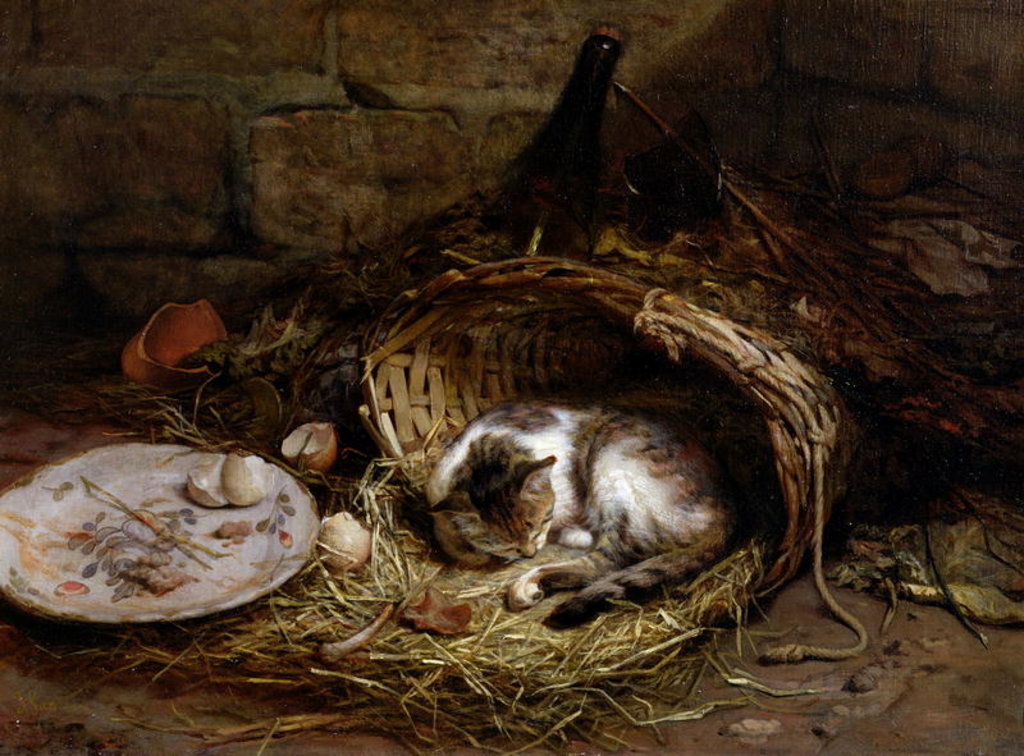 Detail of The Afternoon Nap by Jules Gasson