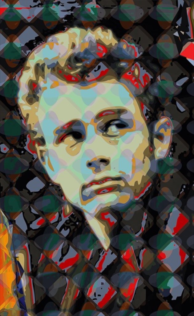 Detail of James Dean by Scott J. Davis