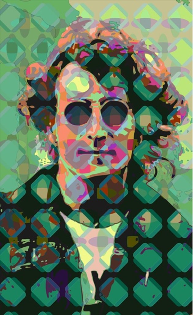 Detail of John Lennon by Scott J. Davis