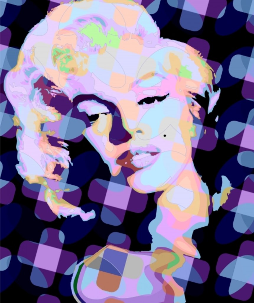 Detail of Marilyn Monroe by Anonymous