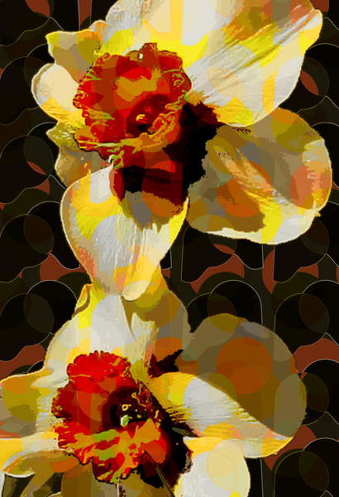 Detail of Daffodil, 2010 by Scott J. Davis