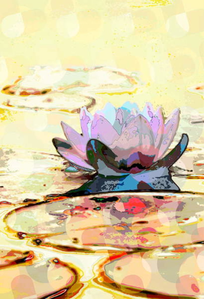 Detail of Water Lily, 2010 by Scott J. Davis