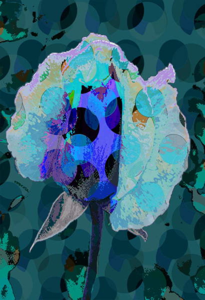 Detail of Tea Rose 5B, 2010 by Scott J. Davis