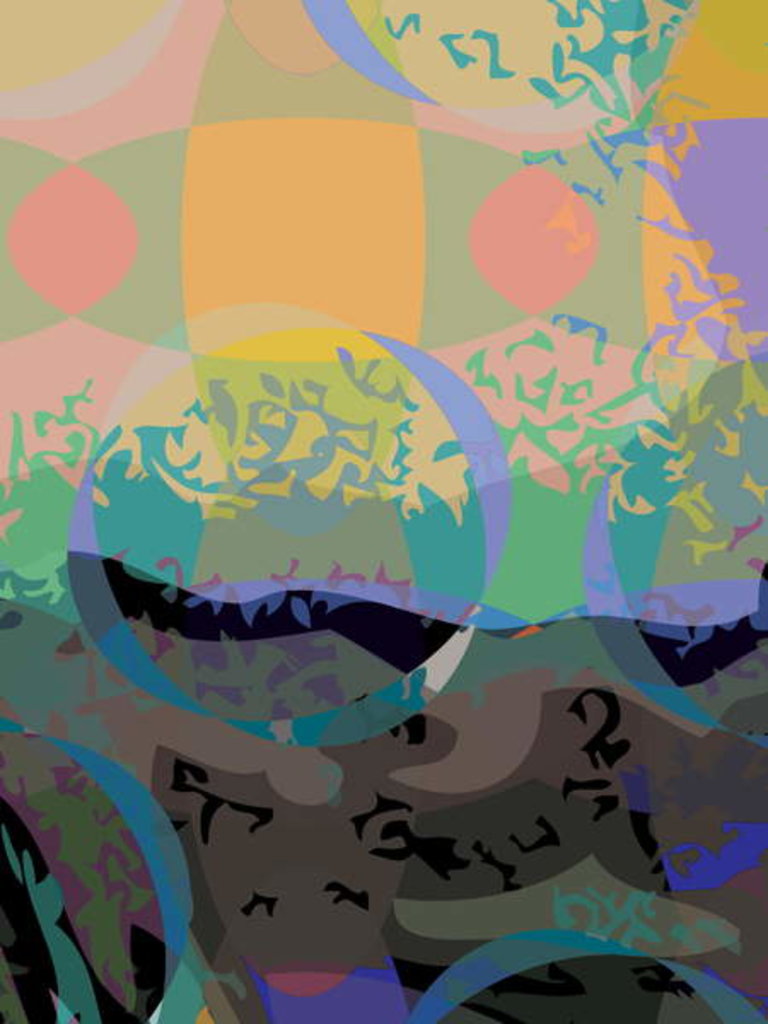 Detail of Mona 6, 2008 by Scott J. Davis