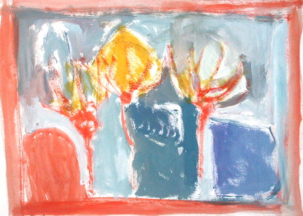 Detail of Three Trees, 2002 by Sue Jamieson