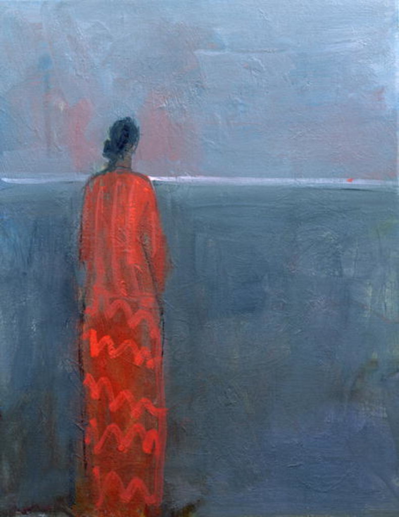 Detail of Red Lady, 2003 by Sue Jamieson