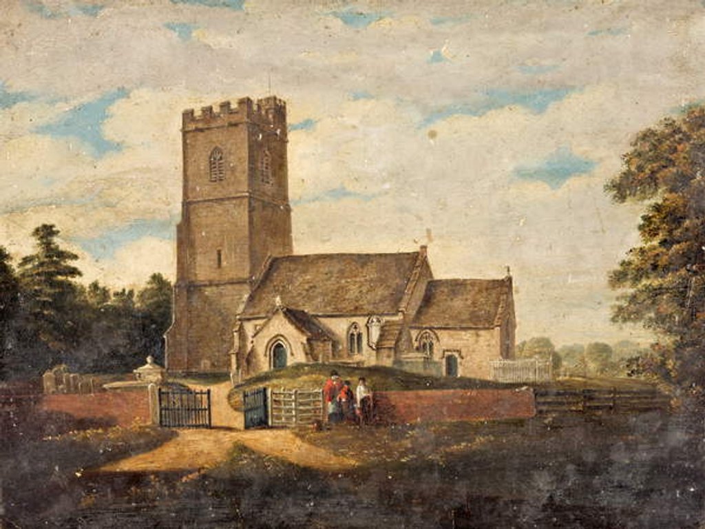 Detail of St. Andrew's Church, Whitminster, Gloucestershire by School English