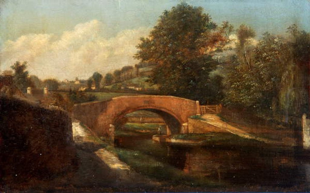 Detail of Canal Bridge, Brimscombe, Gloucestershire by Désiré Delaplace-Gérardin