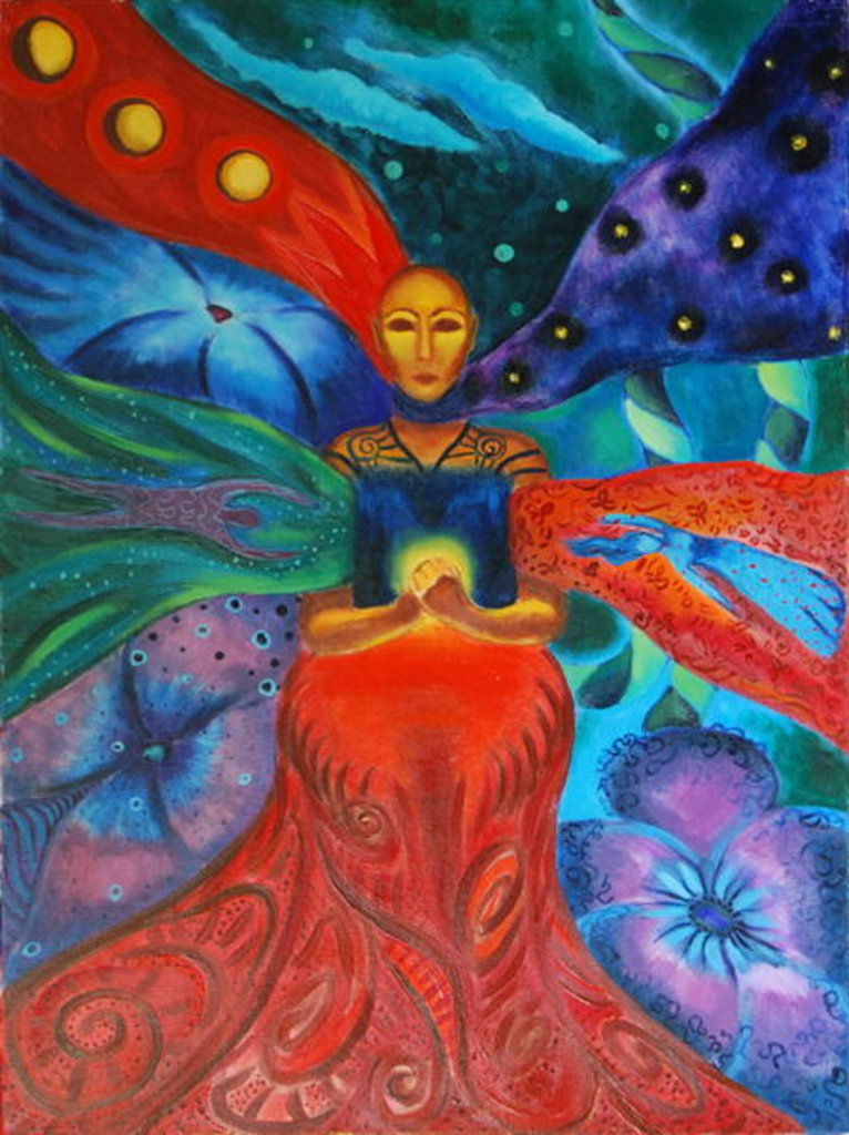 Detail of Wheel of Destiny, 2002 by Zanara/ Sabina Nedelcheva-Williams