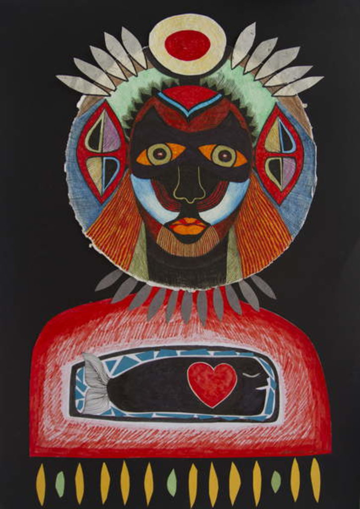 Detail of Face in the dark by Zanara/ Sabina Nedelcheva-Williams