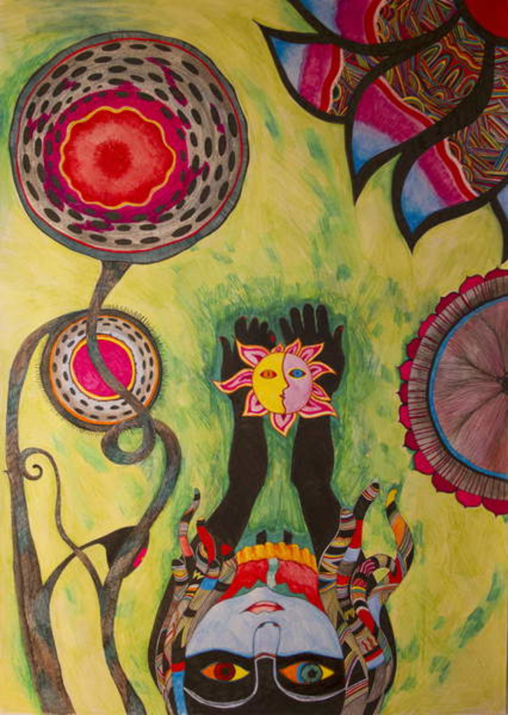 Detail of Flower Girl by Zanara/ Sabina Nedelcheva-Williams