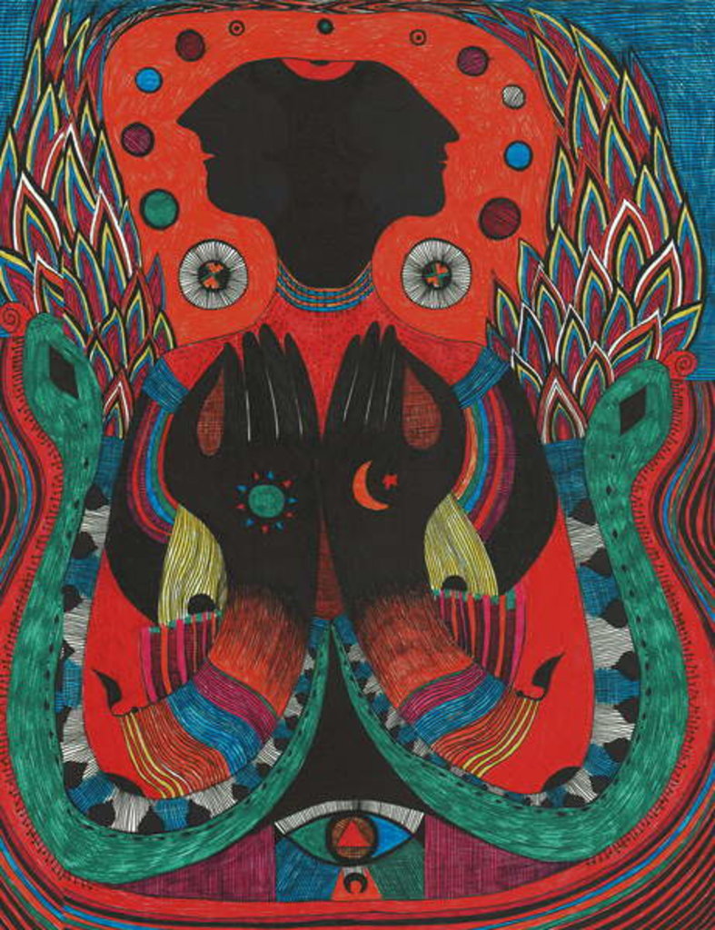 Detail of Full Moon by Zanara/ Sabina Nedelcheva-Williams