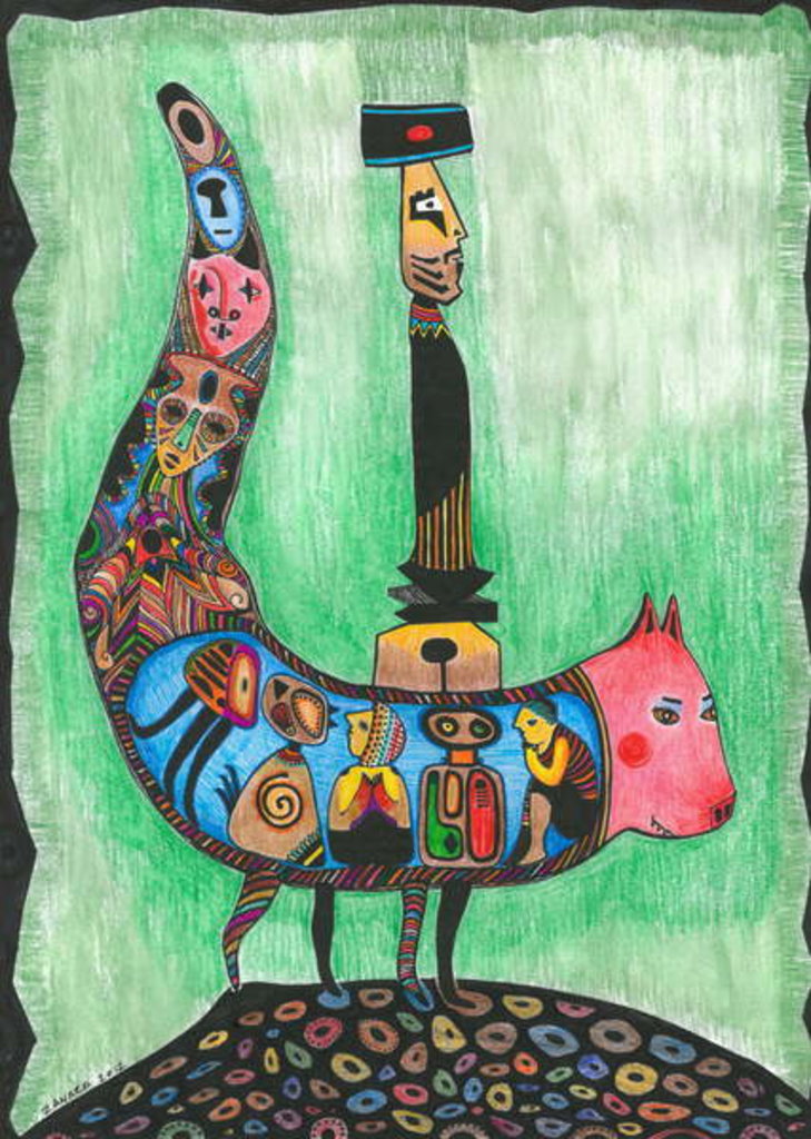 Detail of Noah's Arc by Zanara/ Sabina Nedelcheva-Williams