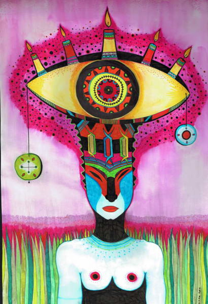 Detail of The sign by Zanara/ Sabina Nedelcheva-Williams