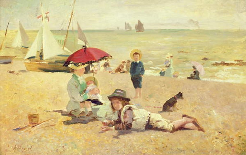 Detail of Rest by the Sands by A.M. Roisi