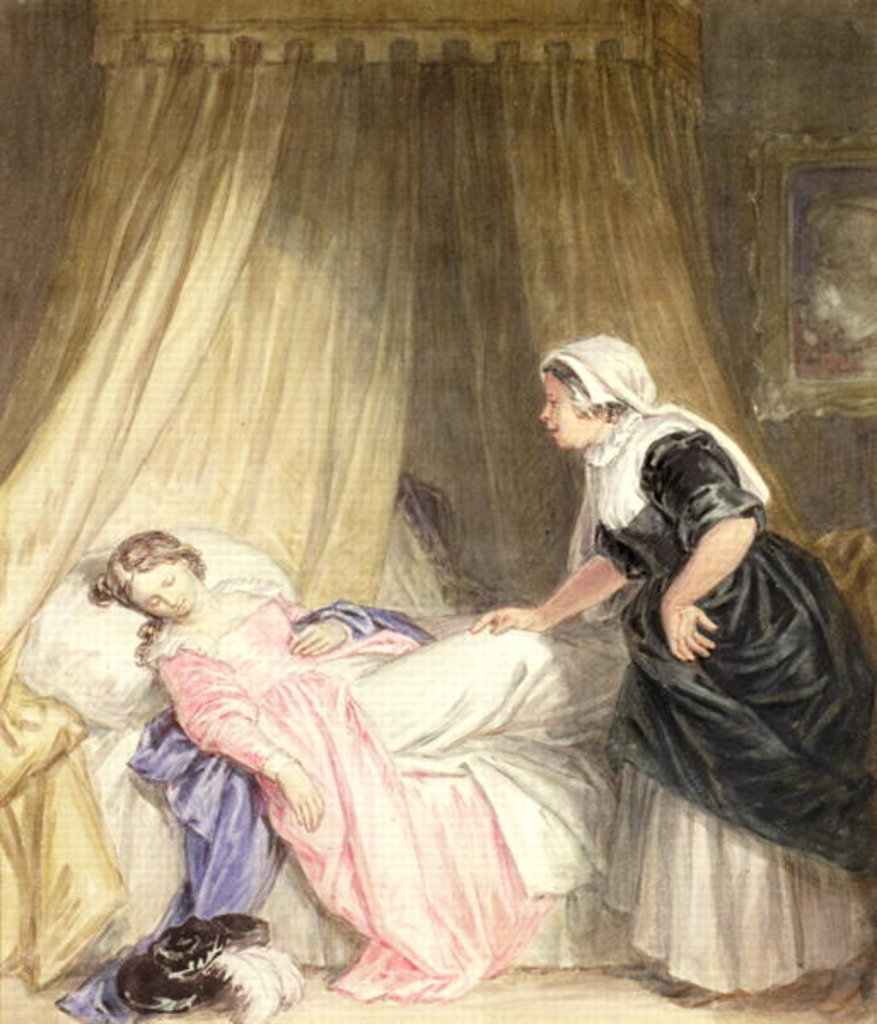 Detail of Juliet and her Nurse by John Massey Wright