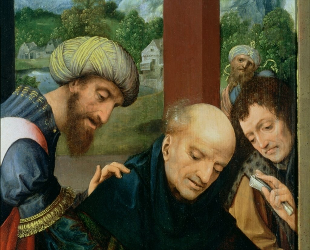 Detail of St. Catherine and the Philosophers, see 80755 by Goossen van der Weyden