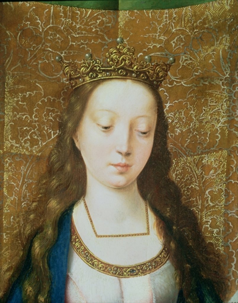 Detail of St. Catherine and the Philosophers by Goossen van der Weyden