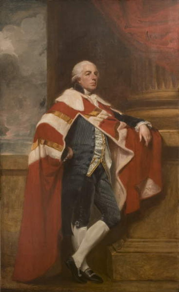 Detail of Lord Ducie, 1792 by George Romney