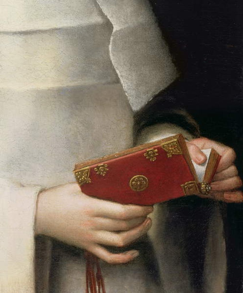 Detail of Portrait of the artist's sister in the garb of a nun by Sofonisba Anguissola