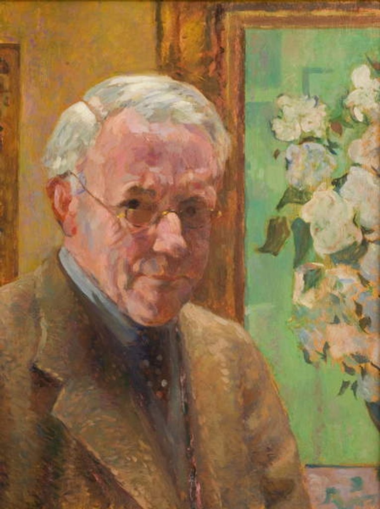 Detail of Self-portrait, 1937 by James Bolivar Manson