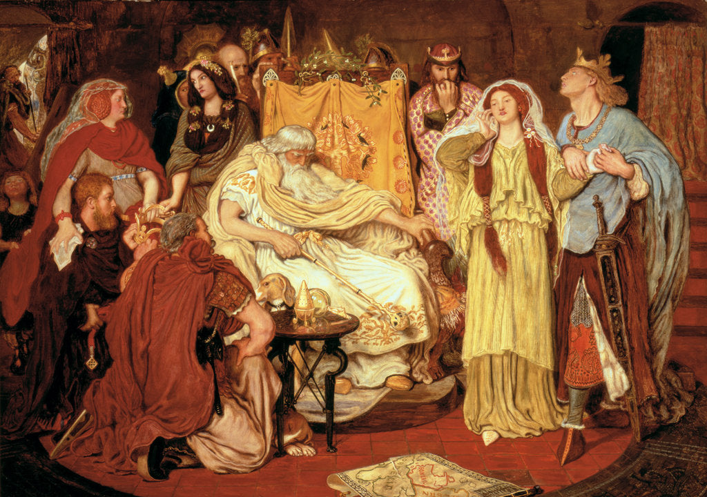 Detail of Cordelia's Portion, 1867-75 by Ford Madox Brown