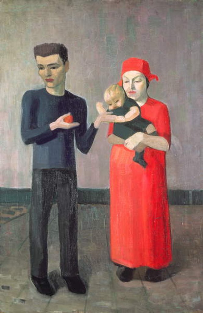 Detail of Family Group, c.1908-13 by Mark Gertler