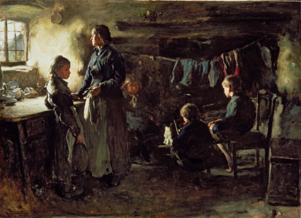 Detail of Hope, 1883 by Frank Holl