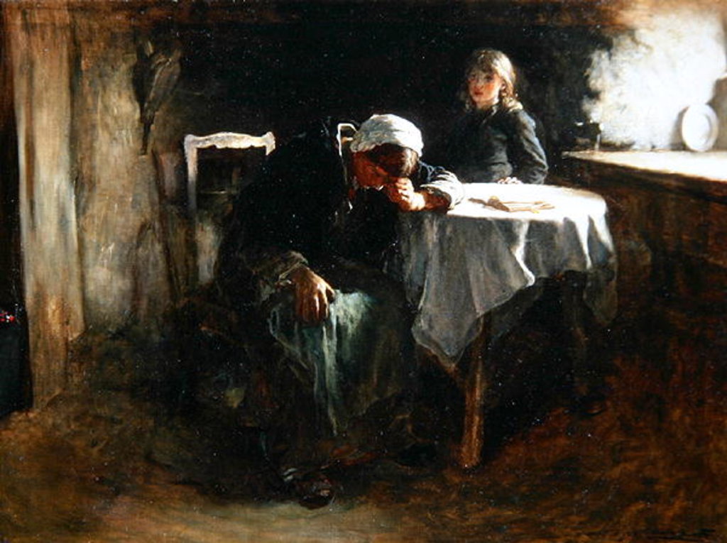 Detail of Despair, 1881 by Frank Holl