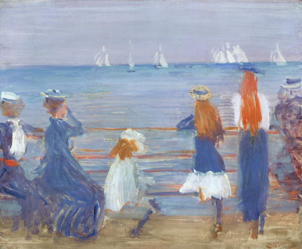 Detail of Watching Cowes Regatta, 1892 by Philip Wilson Steer