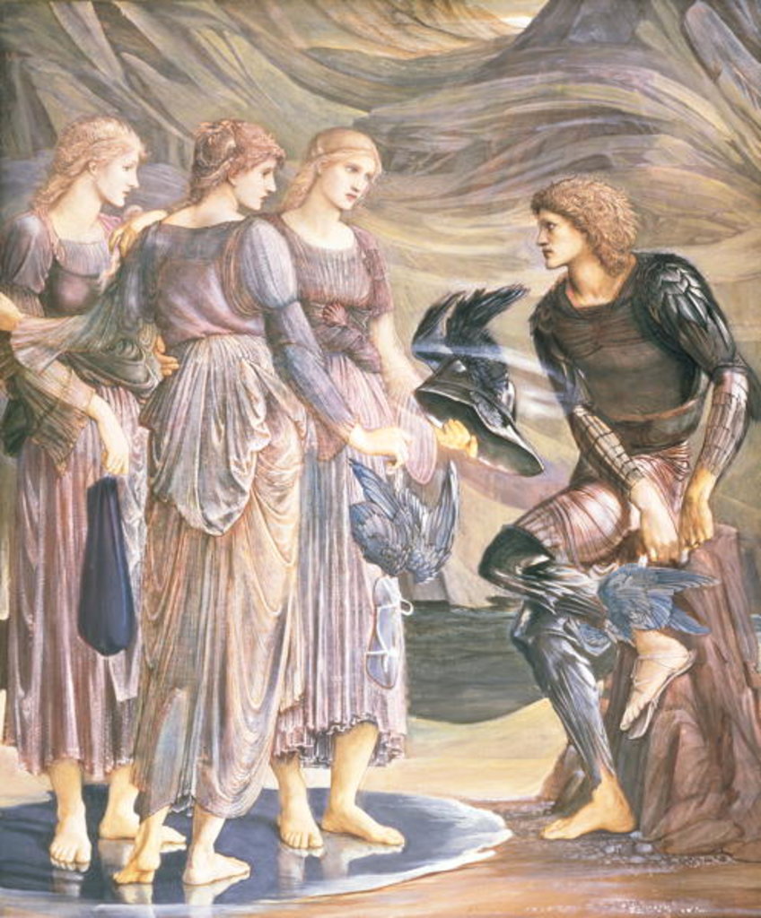 Detail of Perseus and the Sea Nymphs, c.1876 by Edward Coley Burne-Jones