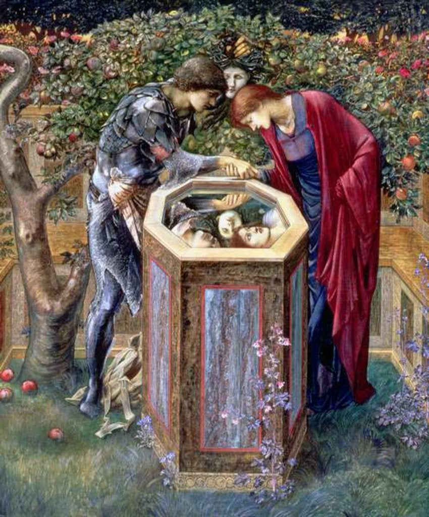 Detail of The Baleful Head, c.1876 by Edward Coley Burne-Jones