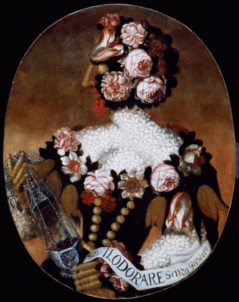 Detail of The Sense of Smell by Giuseppe Arcimboldo