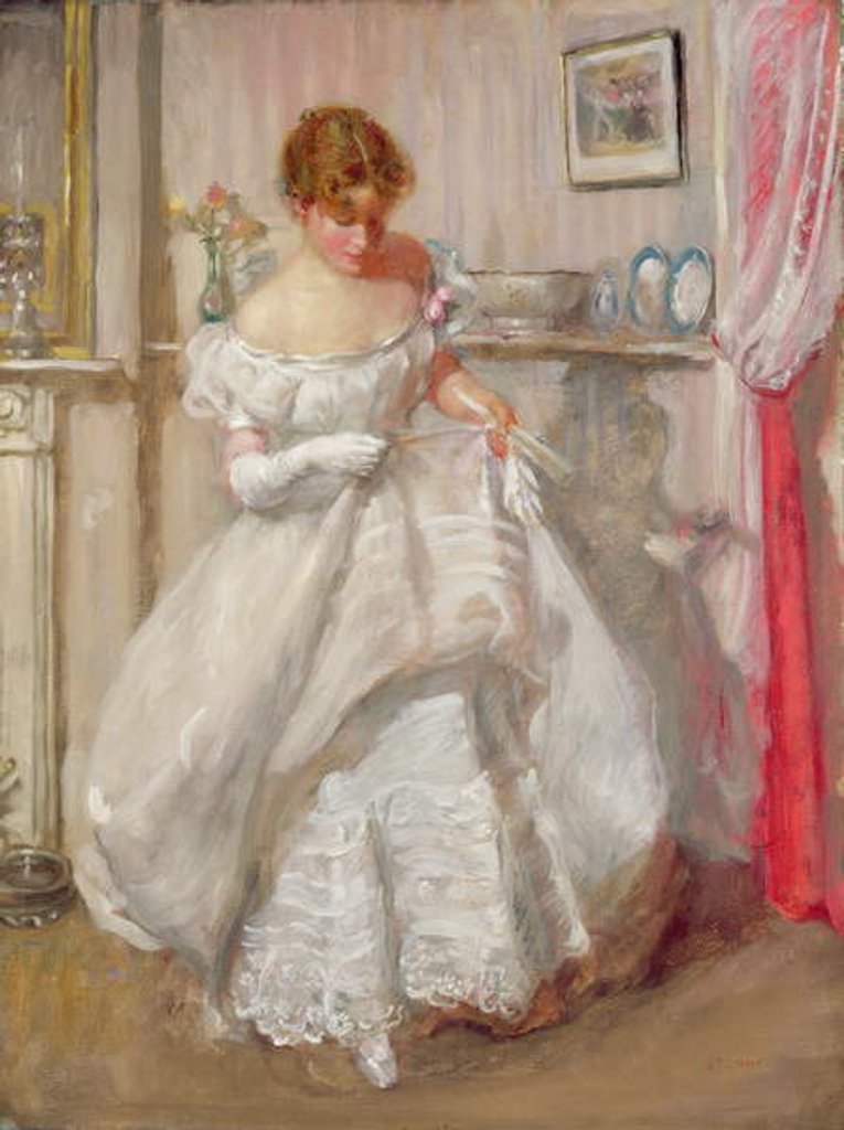 Detail of The Torn Gown by Henry Tonks