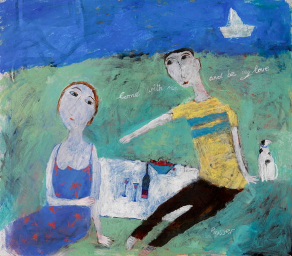 Detail of Come with Me... 2003 by Susan Bower