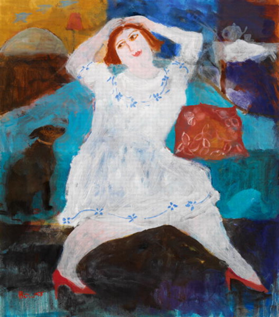 Detail of The Red Shoes, 2004 by Susan Bower