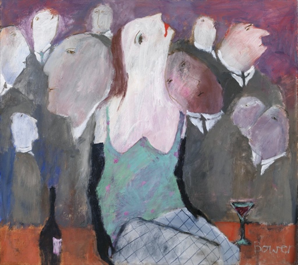 Detail of Men in Grey Suits, 2008 by Susan Bower
