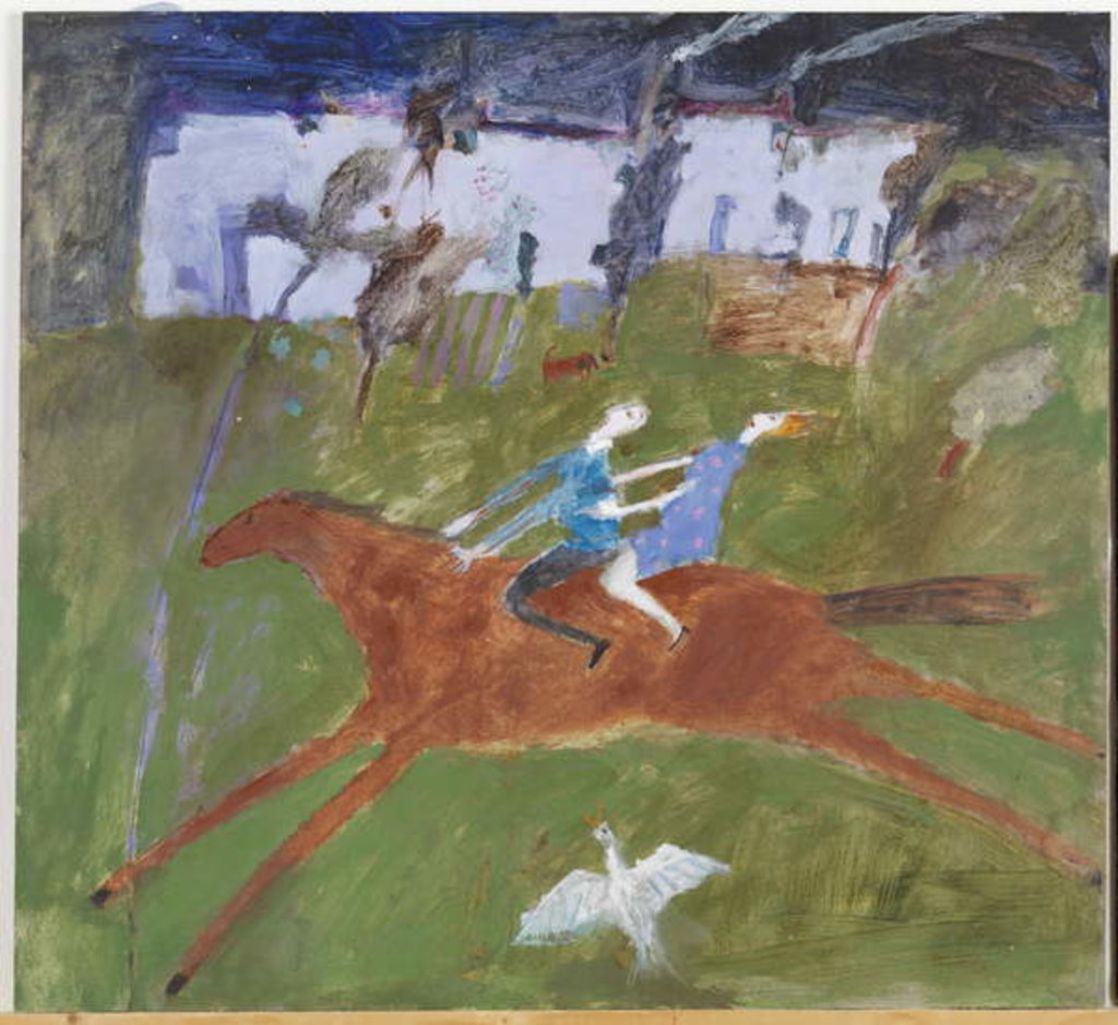 Detail of Getting Away, 2008 by Susan Bower