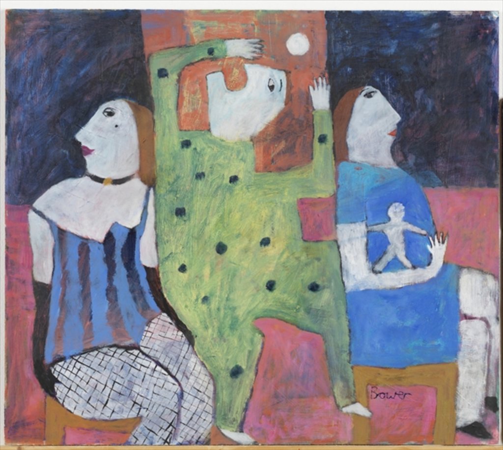 Detail of Man in the Middle, 2002 by Susan Bower