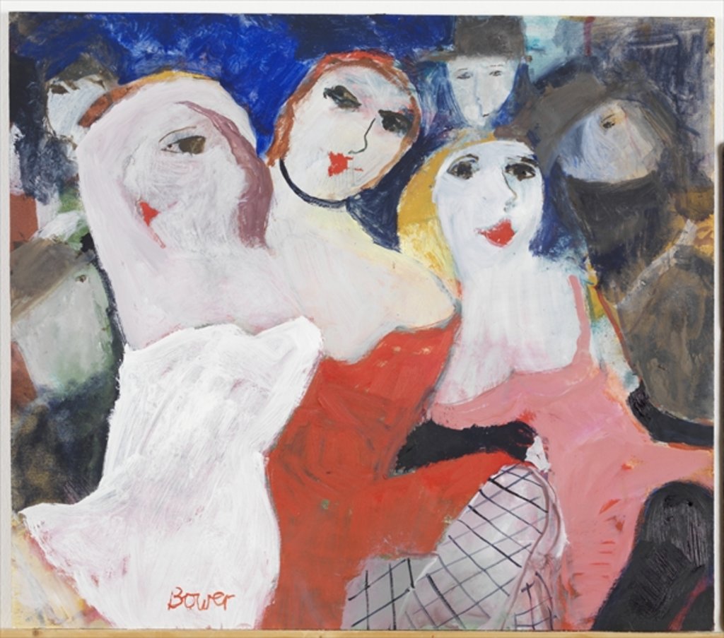 Detail of Les Belles Dames, 2009 by Susan Bower