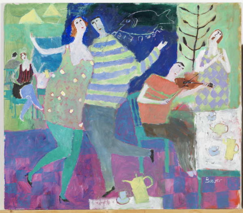 Detail of Fiddler at the Green, 2000 by Susan Bower