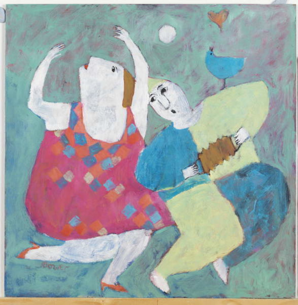 Detail of Dancing to His Tune, 2002 by Susan Bower