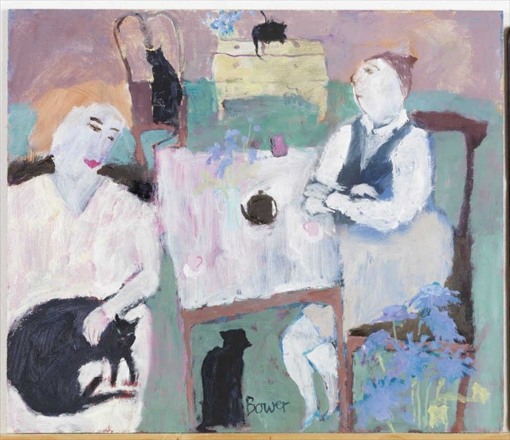 Detail of She Wasn't a Cat Person, 2009 by Susan Bower