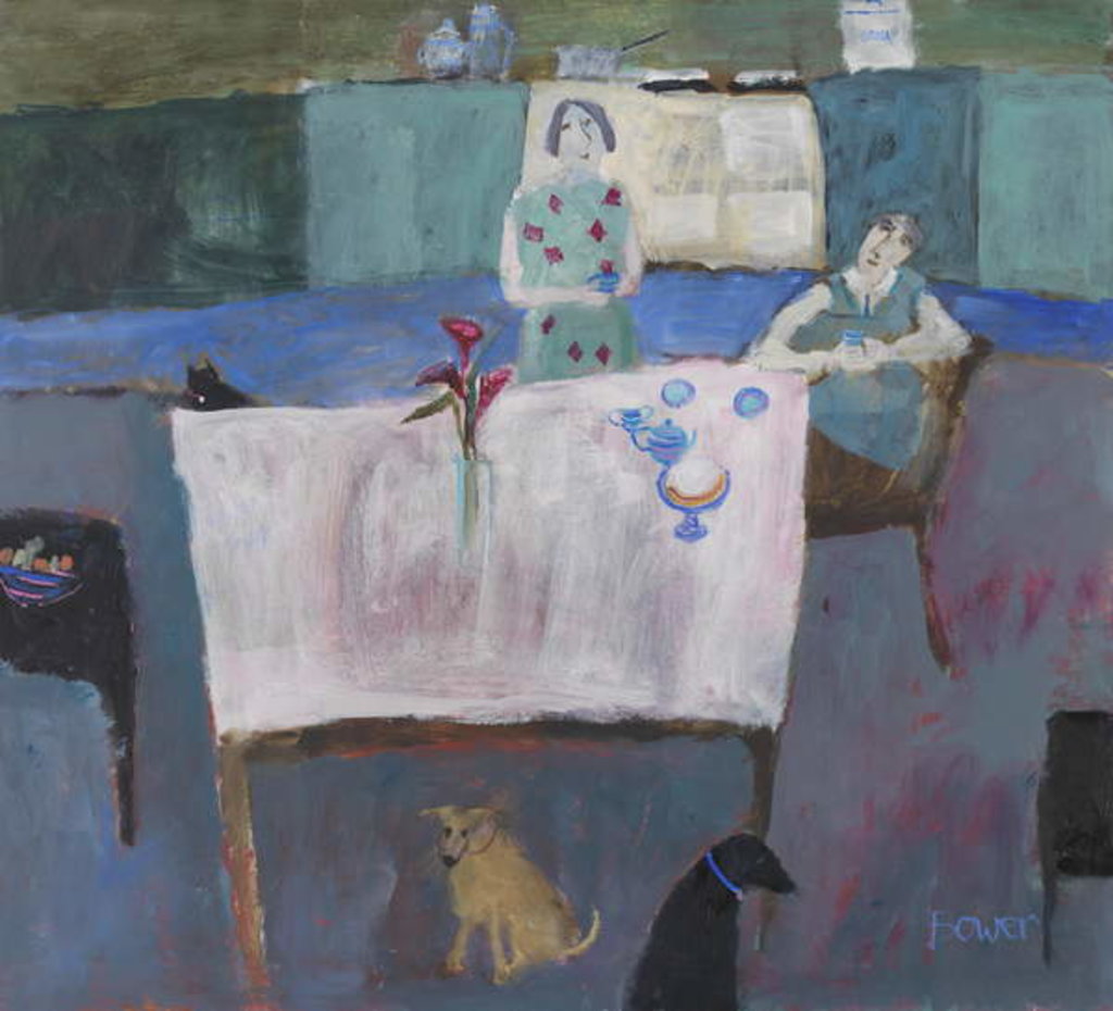 Detail of Empty Nestlers, 2011 by Susan Bower