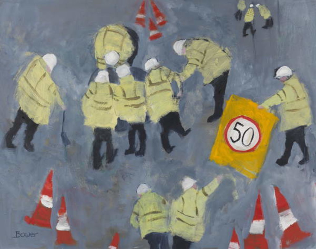 Detail of Hole in the Road, 2011 by Susan Bower