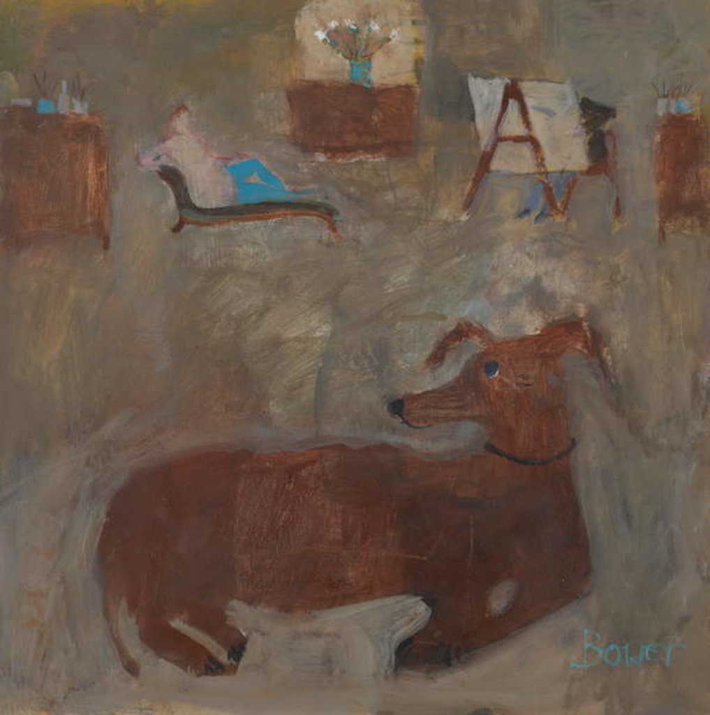 Detail of Artists Dog, 2011 by Susan Bower