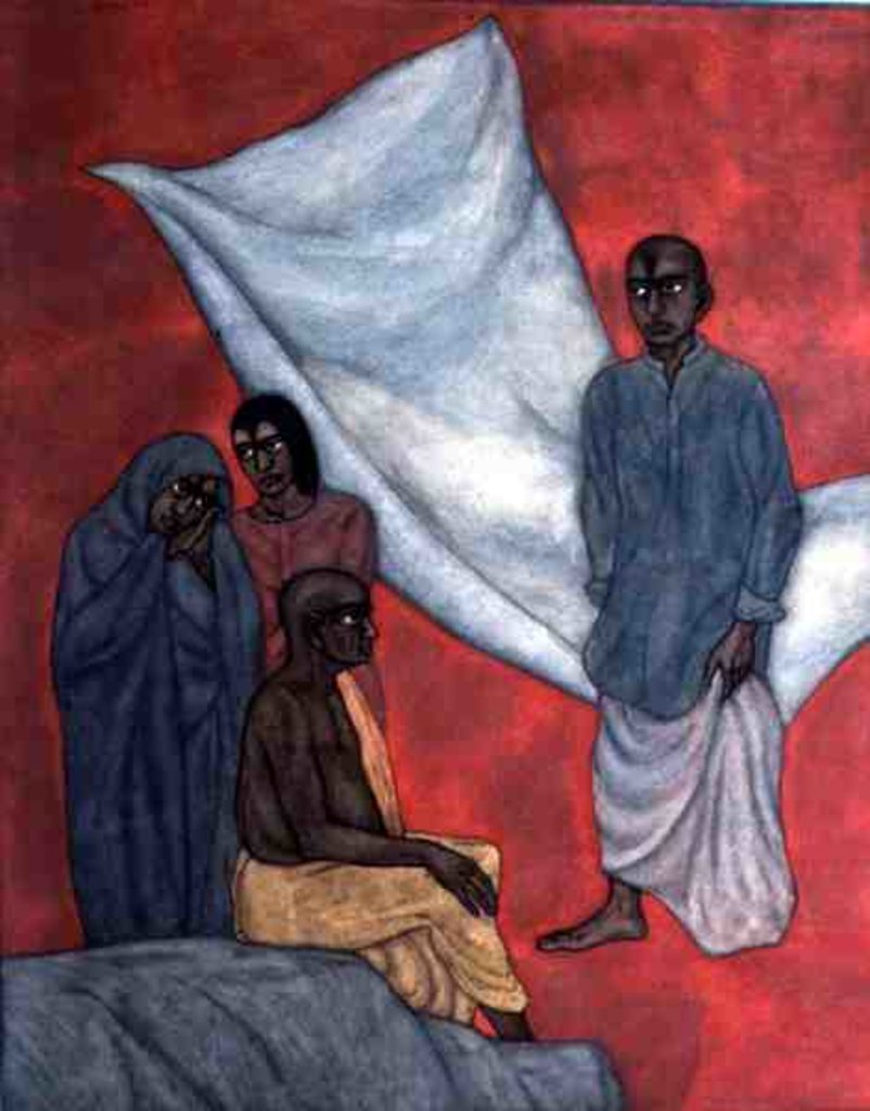 Detail of Resurrection - the Real and The Unreal, 1996 by Shanti Panchal